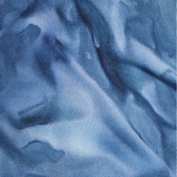 Beyond Yoga Smokeshow Wave High Waisted Yoga Leggings in Outlaw Navy, Size M C - Picture 4 of 7